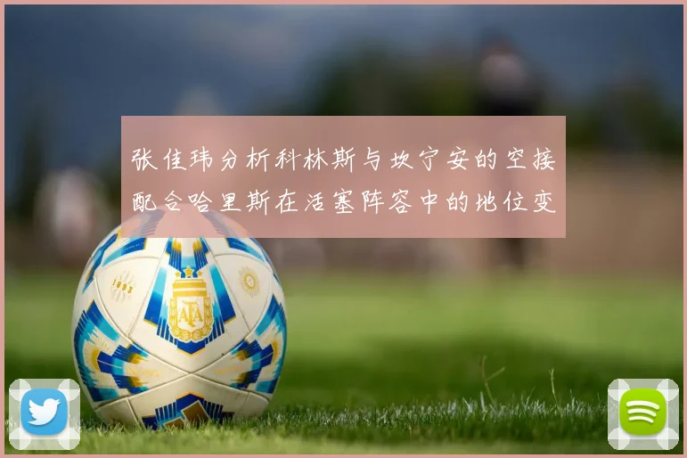 张佳玮分析科林斯与坎宁安的空接配合哈里斯在活塞阵容中的地位变化